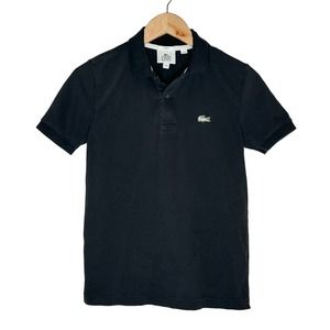 Lacoste Live | Unisex | Black Classic Short Sleeve Polo Shirt | Size XXS
